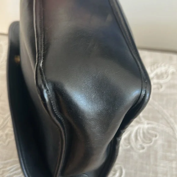 Coach Vintage Authenticated Lexington Black Leather/Shoulder/Briefcase Bag - Picture 14 of 17